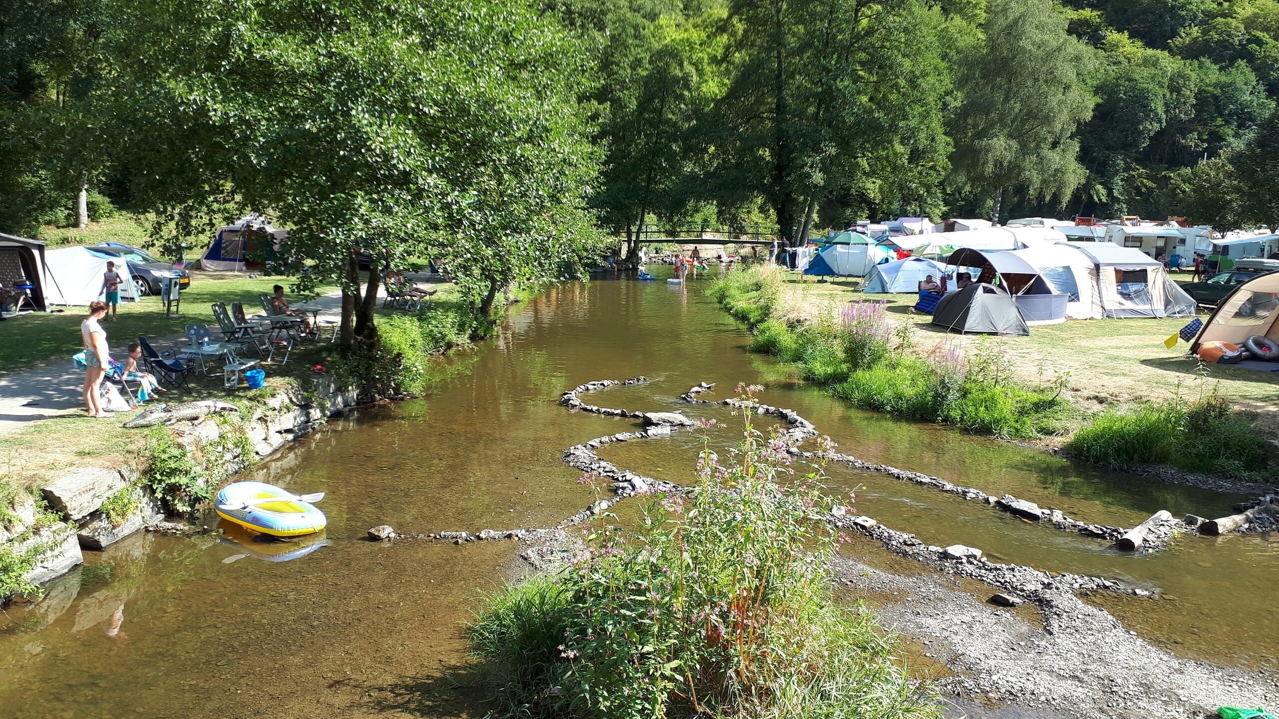 Luxemburg camping aan rivier