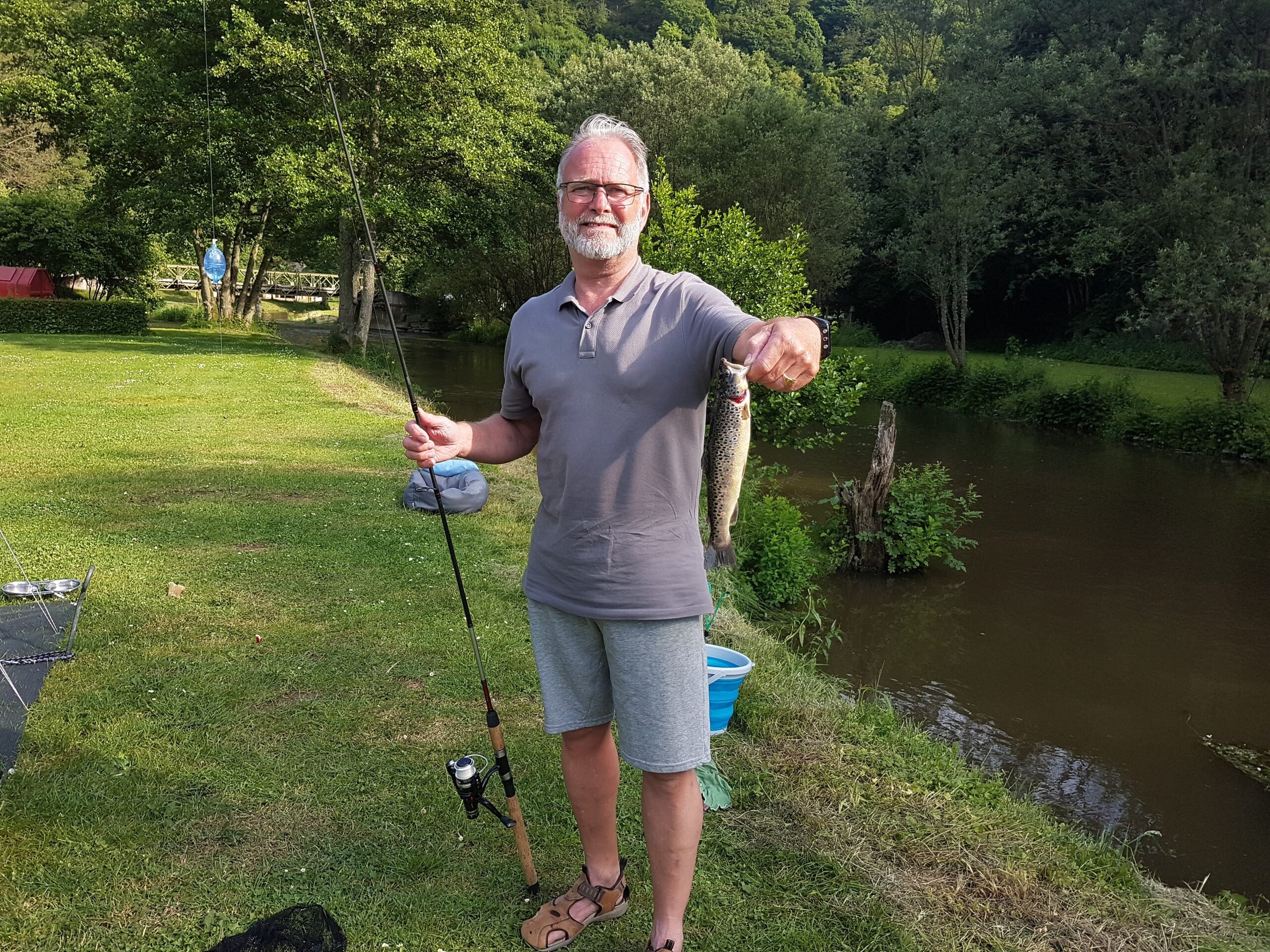 Vissen camping Vianden