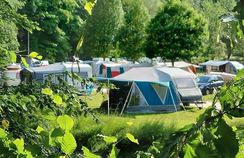 Camping kautenbach doorkijkje